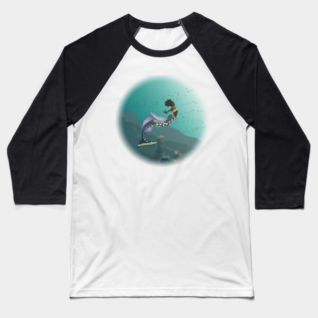 mermay Baseball T-Shirt by Volador85